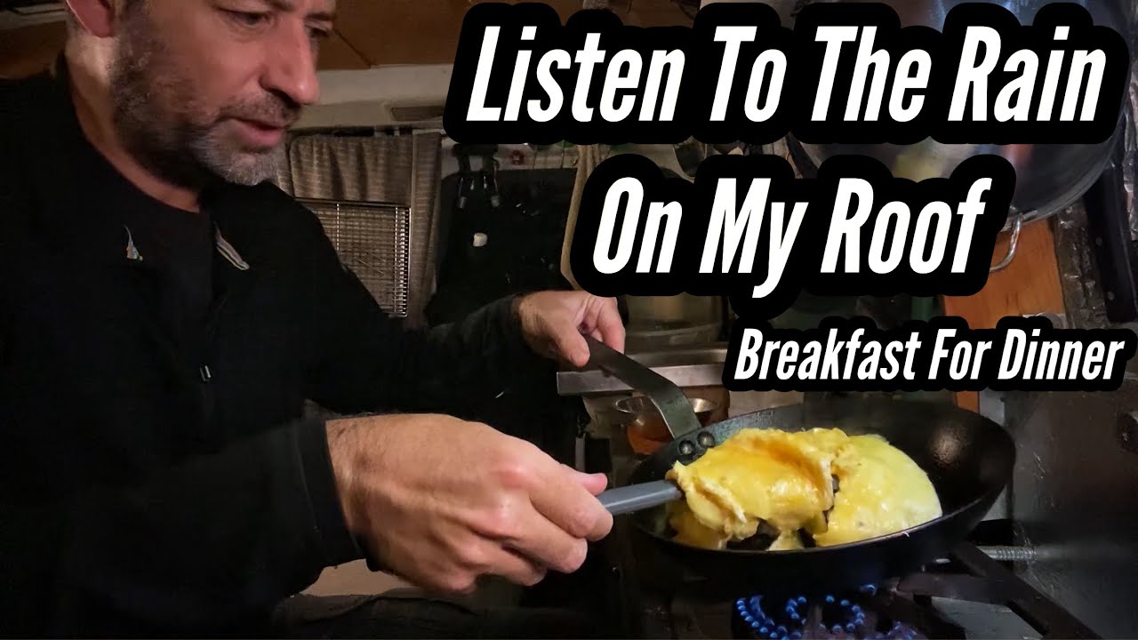 Listening To The Rain Making Breakfast For Dinner #vlog #adayinalife