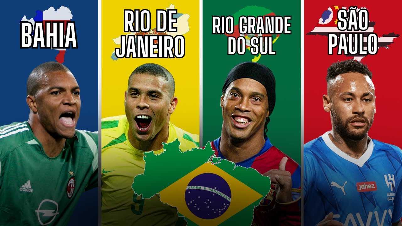 O MAIOR JOGADOR DE CADA ESTADO DO BRASIL!