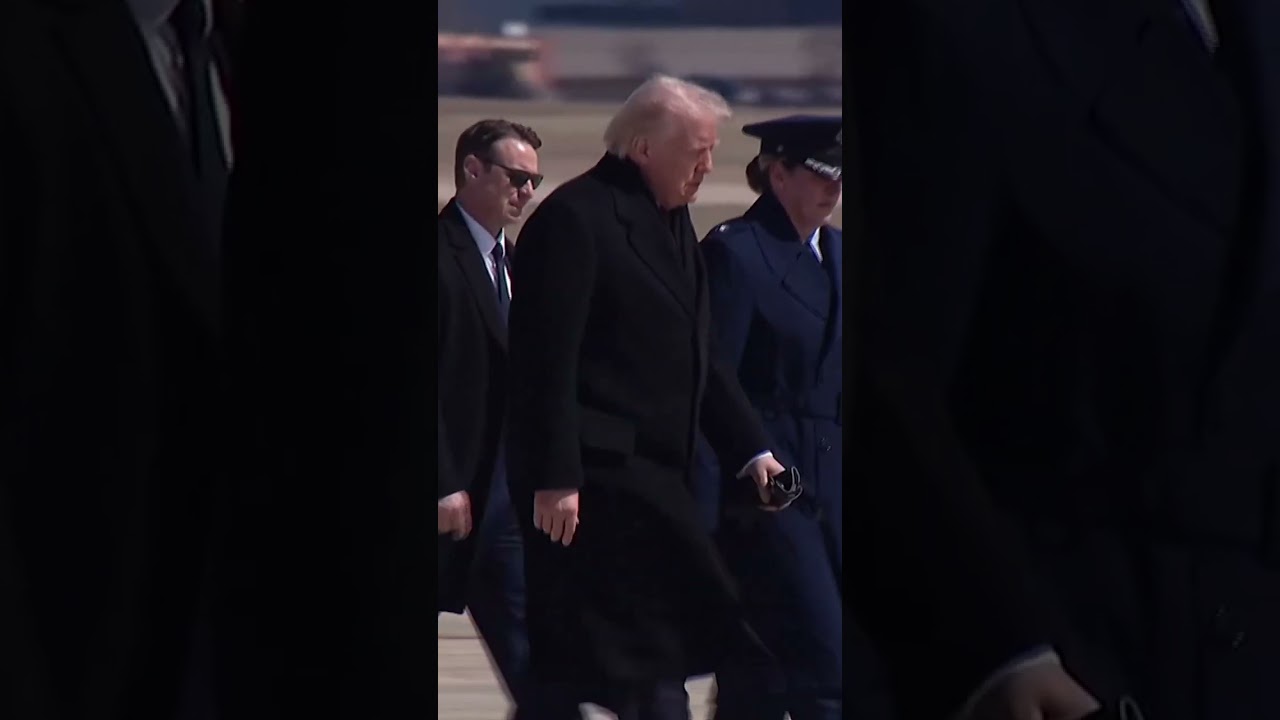 WATCH: President Trump Departs White House for Dover Air Force Base Ceremony | DWS News | AH1C