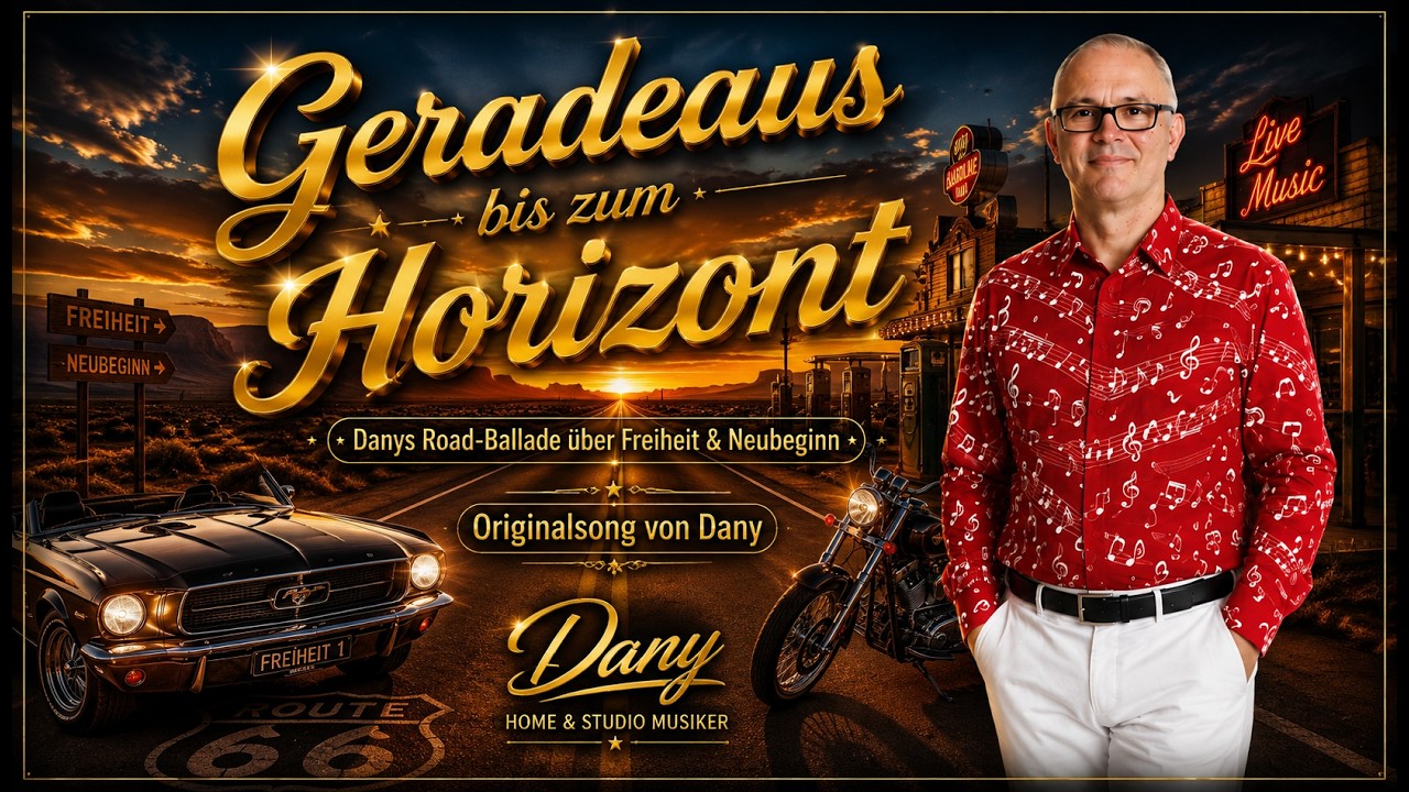 Ich fahr geradeaus bis zum Horizont - Musik und Text by Dany