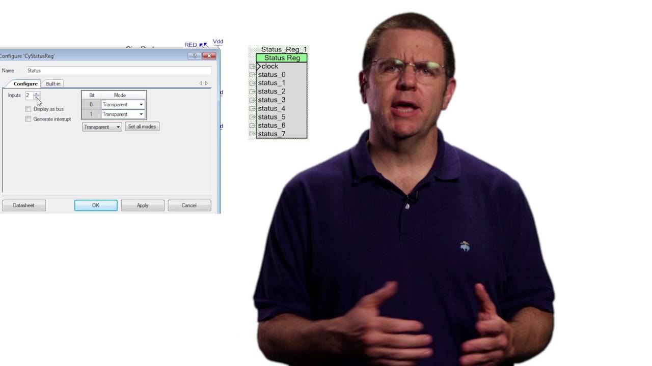 Cypress Academy: PSoC 101- Lesson 14: Status Register