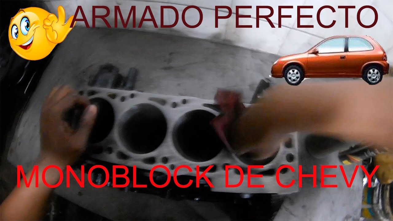 Una forma de Armar el motor del chevy 1.6 parte 1