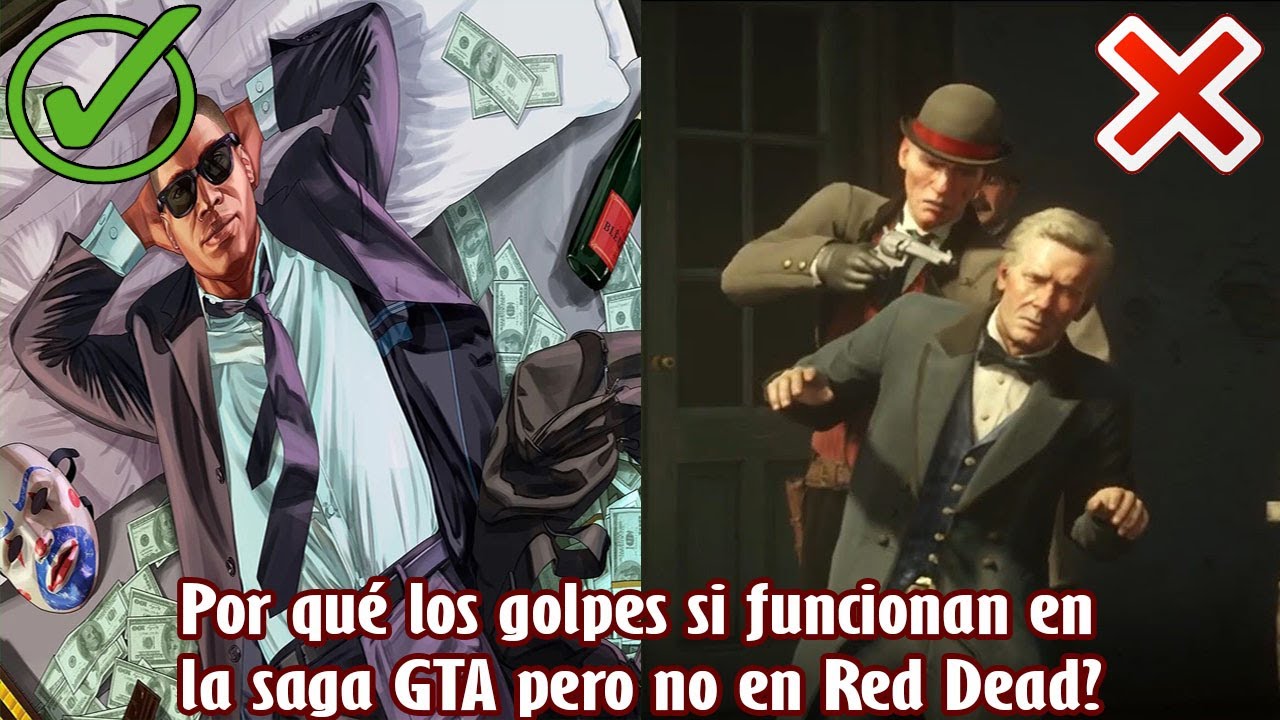 La gran diferencia de los golpes en las sagas GTA y Red Dead (Análisis)