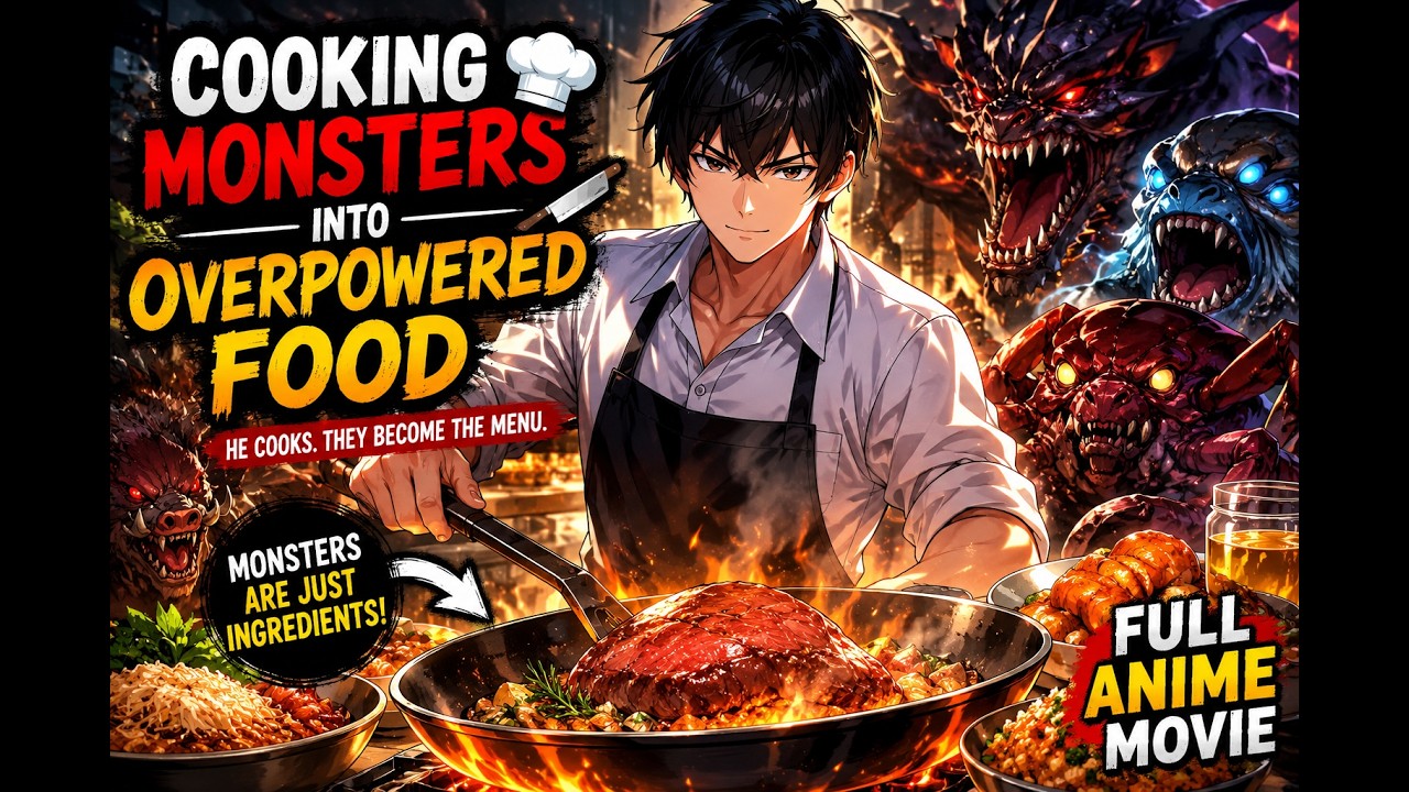 Cooking Monsters Into Overpowered Food | Full Anime Movie