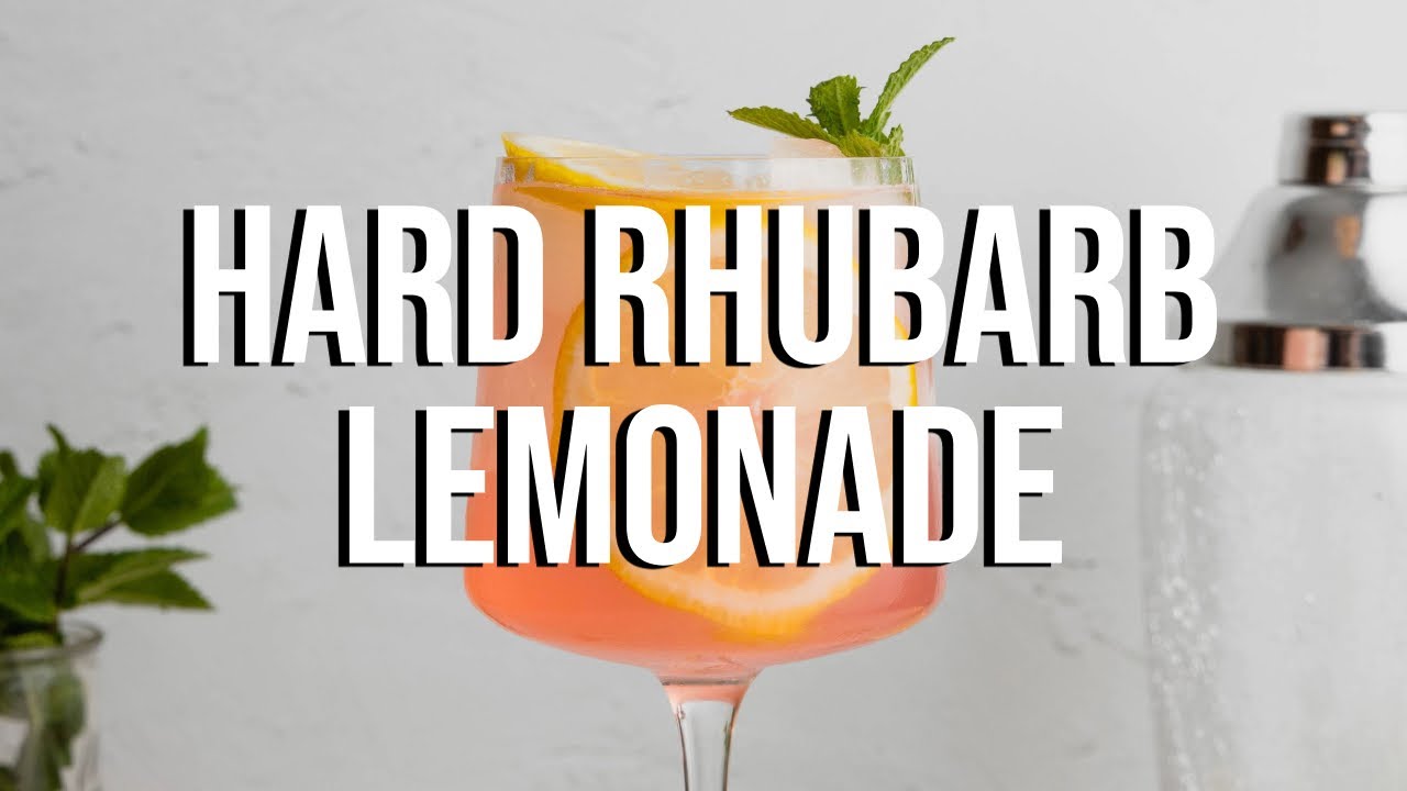 Hard Rhubarb Lemonade