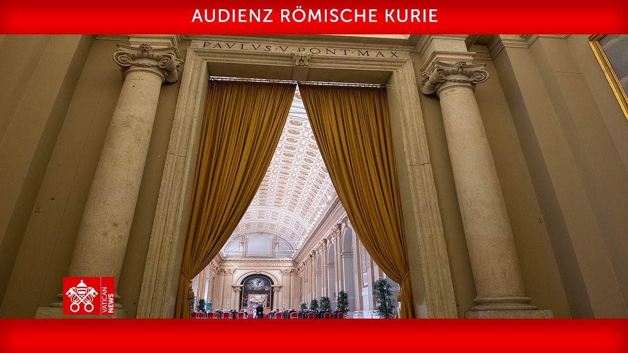 Audienz Römische Kurie 21. Dezember 2023 Papst Franziskus