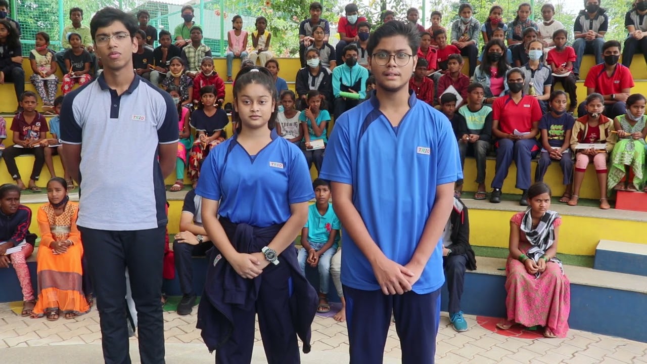 Trio World School ICSE Bangalore | Shreyas Speech | Socially Useful Productive Work