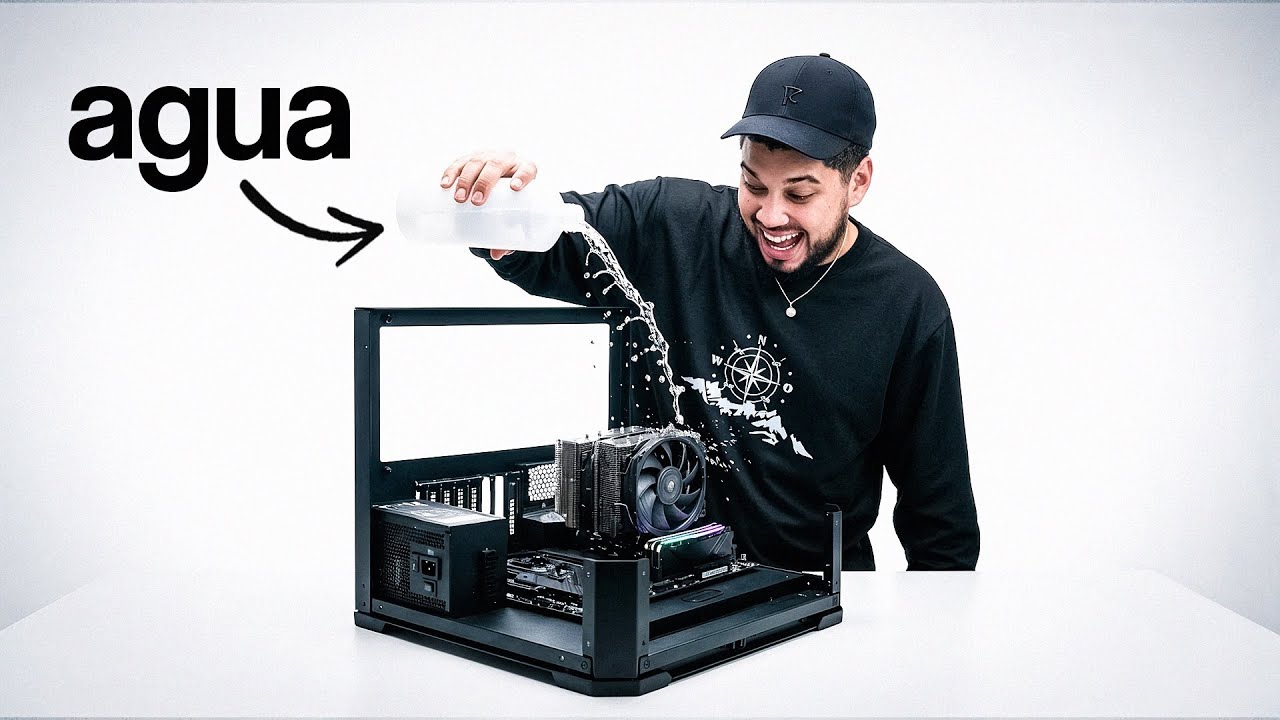 Metí AGUA dentro de mi PC de $4000 (y NO explotó)