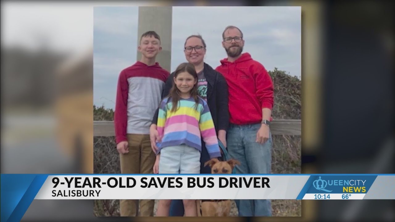 Nine-year-old helped Salisbury school bus driver during December heart attack