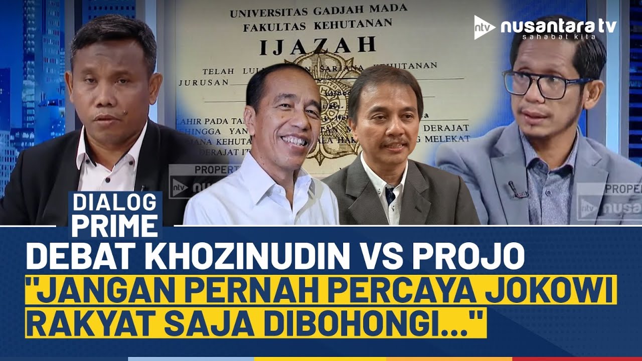 [FULL] Debat Panas Projo vs Khozinudin Soal Ijazah: Jangan Percaya Jokowi, Rakyat Saja Dibohongi!