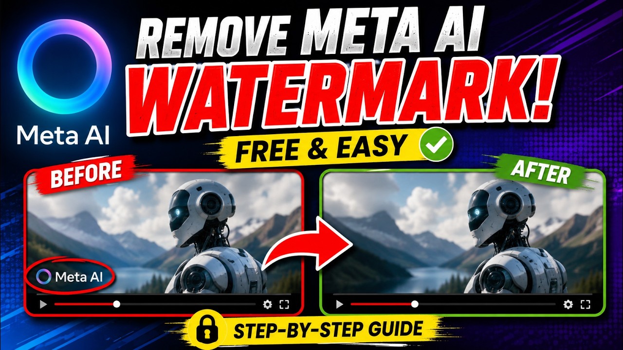How to Remove Watermark from Meta AI Video Step by Step Guide 2026