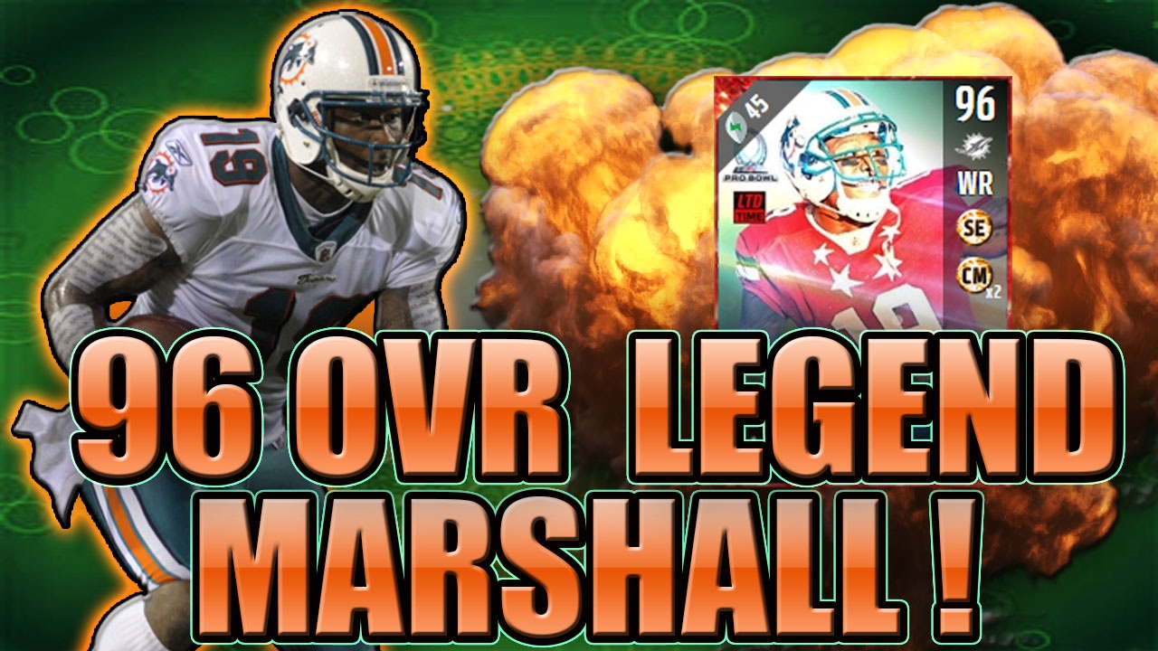 96 BRANDON MARSHALL IS OUR NEW 1ST STRING WR! - MADDEN NFL 17 ULTIMATE TEAM
