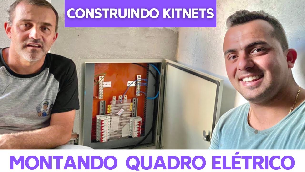 Quadro elétrico para prédios de KITNETS | Montagem na prática