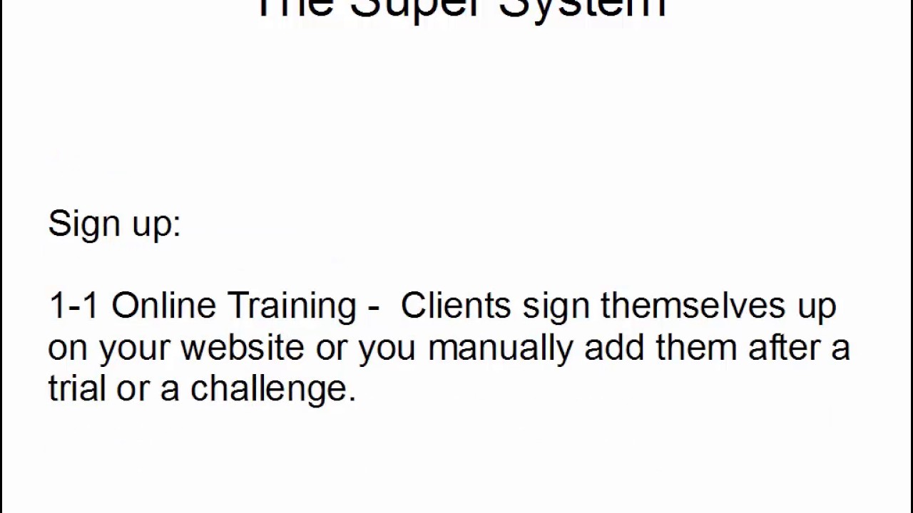 Super System Part 4   Sign Up Methods