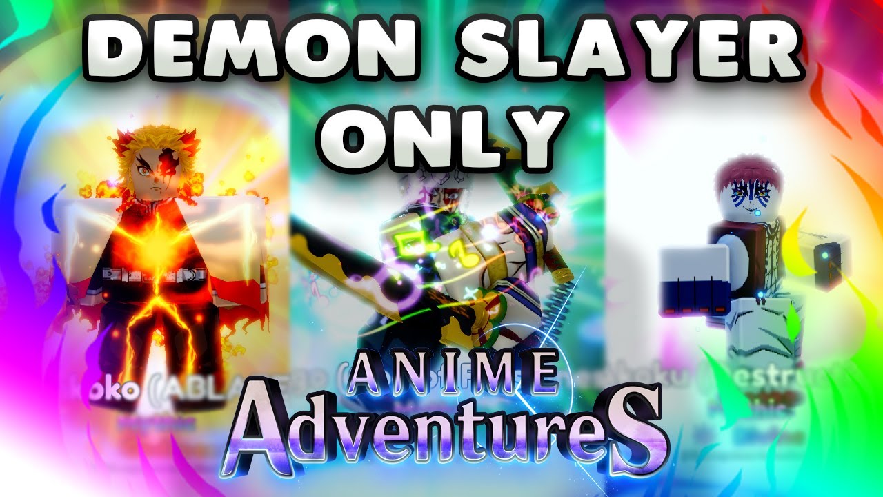 HOW FAR CAN MY UNIQUE DEMON SLAYER UNITS GO? INFINITE MODE* Anime Adventures Update 12.5