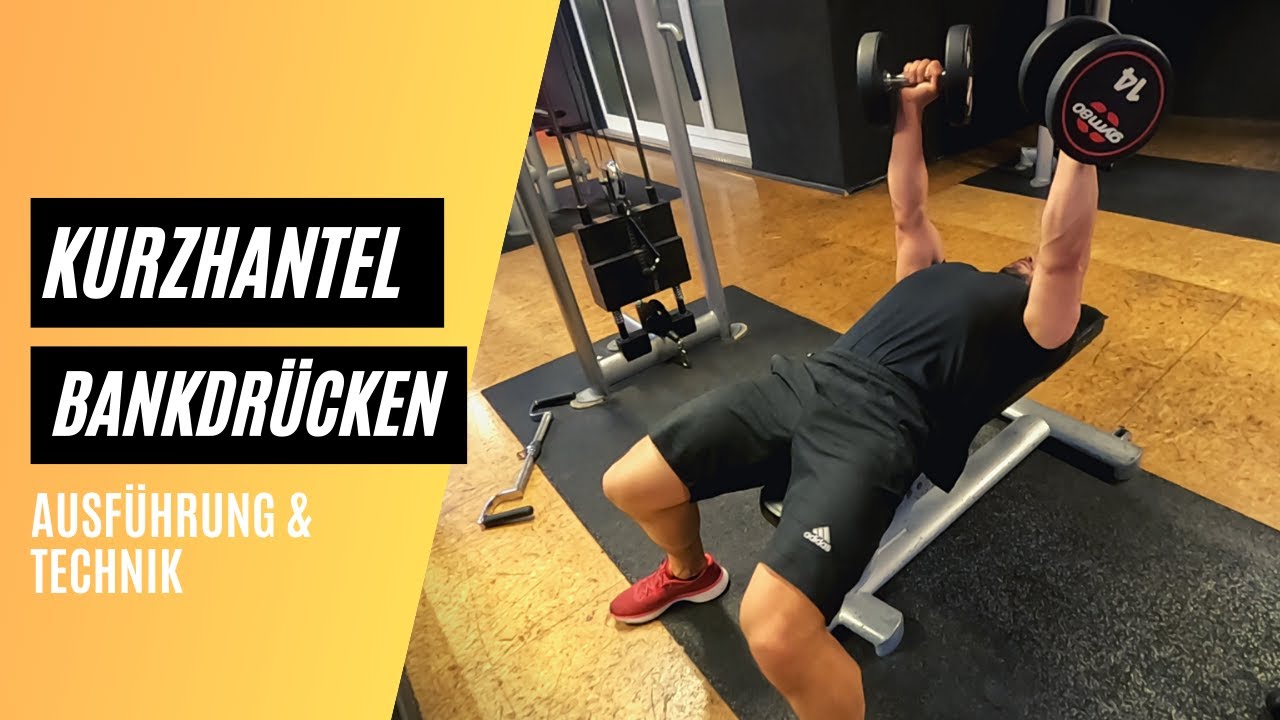 Kurzhantel-Bankdr&uuml;cken &ndash; Ausf&uuml;hrung und Technik