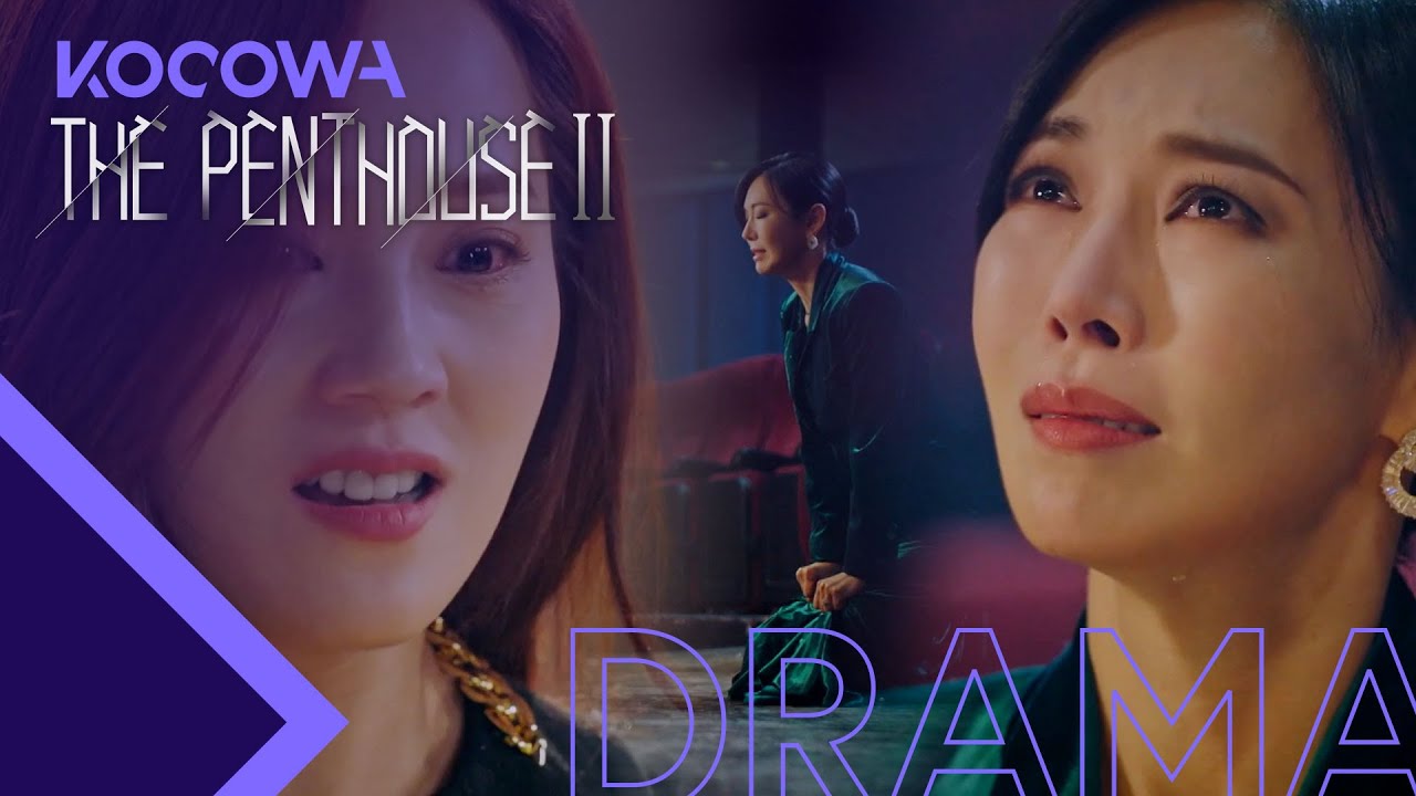 Kim So Yeon kneels and begs before Eugene [The Penthouse 2 Ep 7]