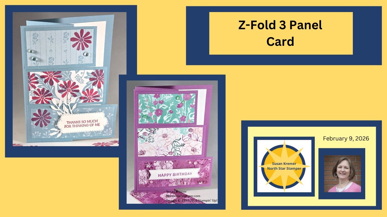 Fun Fold:  Z-Fold with 3 Panels