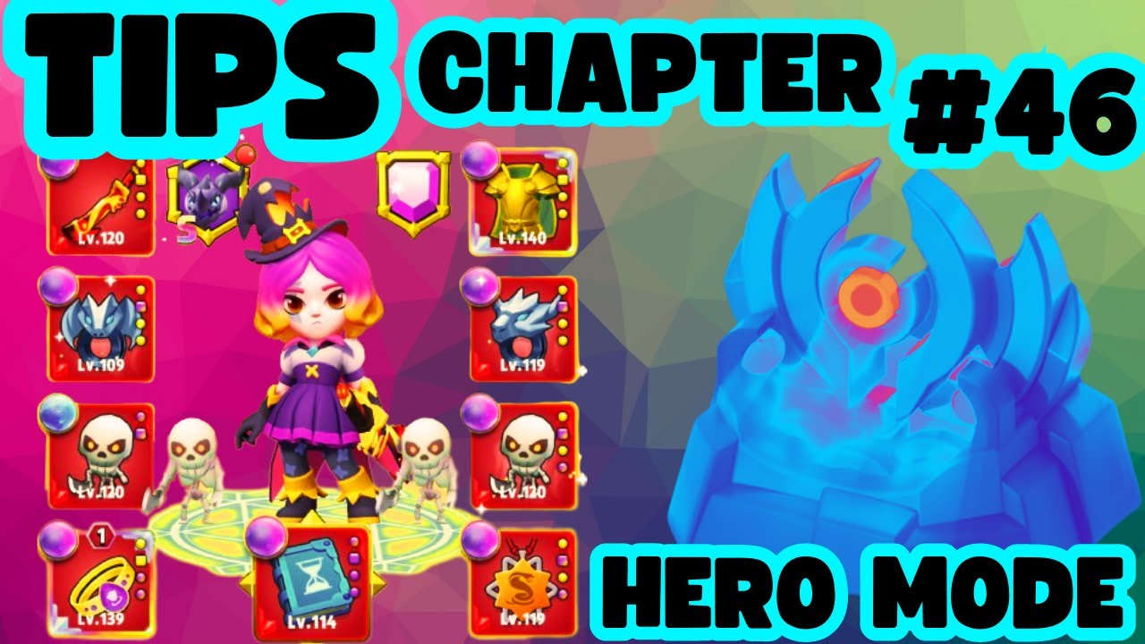 ARCHERO: TIPS CHAPTER #46! CHAPTER #46 HERO MODE! CLEAR CHAPTER! FIRST LOOK