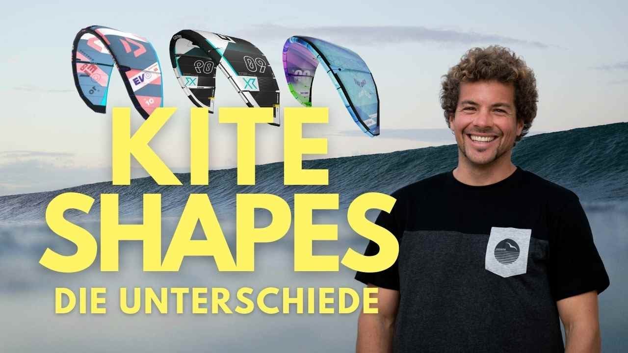 KITESURFEN LERNEN: Die unterschiedlichen Kite Shapes // Vor- und Nachteile