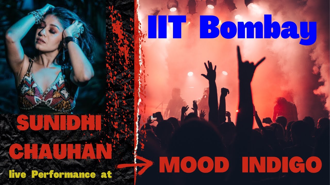 Sunidhi Chauhan live at IIT Bombay | Disco Song | MOOD INDIGO IITB #iitbombay #iitb #sunidhichauhan