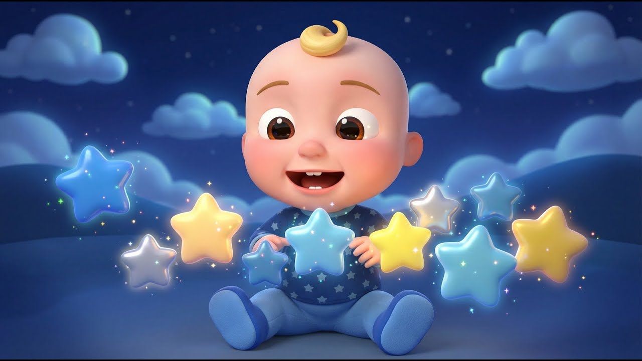Count the Stars in the Sparkling Sky | Magical Counting Nursery Rhyme for Kids