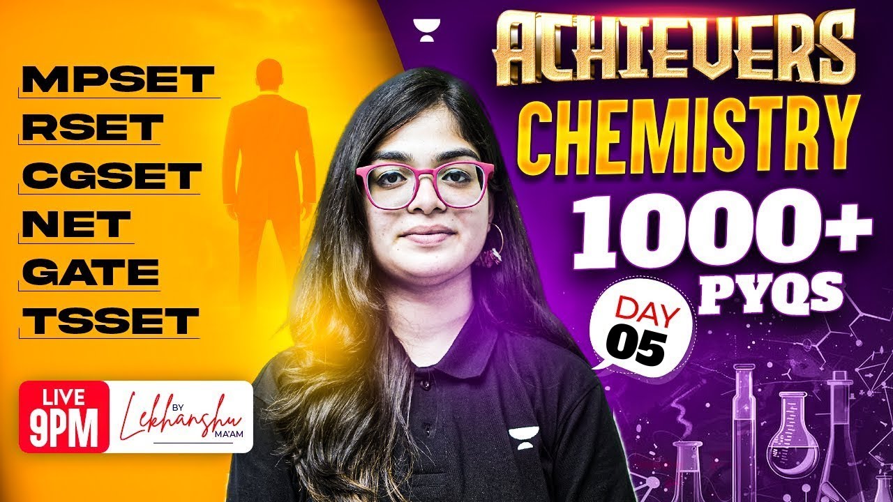 CSIR NET Chemistry June 2026 | 1000+ PYQs Practice | MPSET 2026 | RSET | CGSET | NET | GATE | TSSET