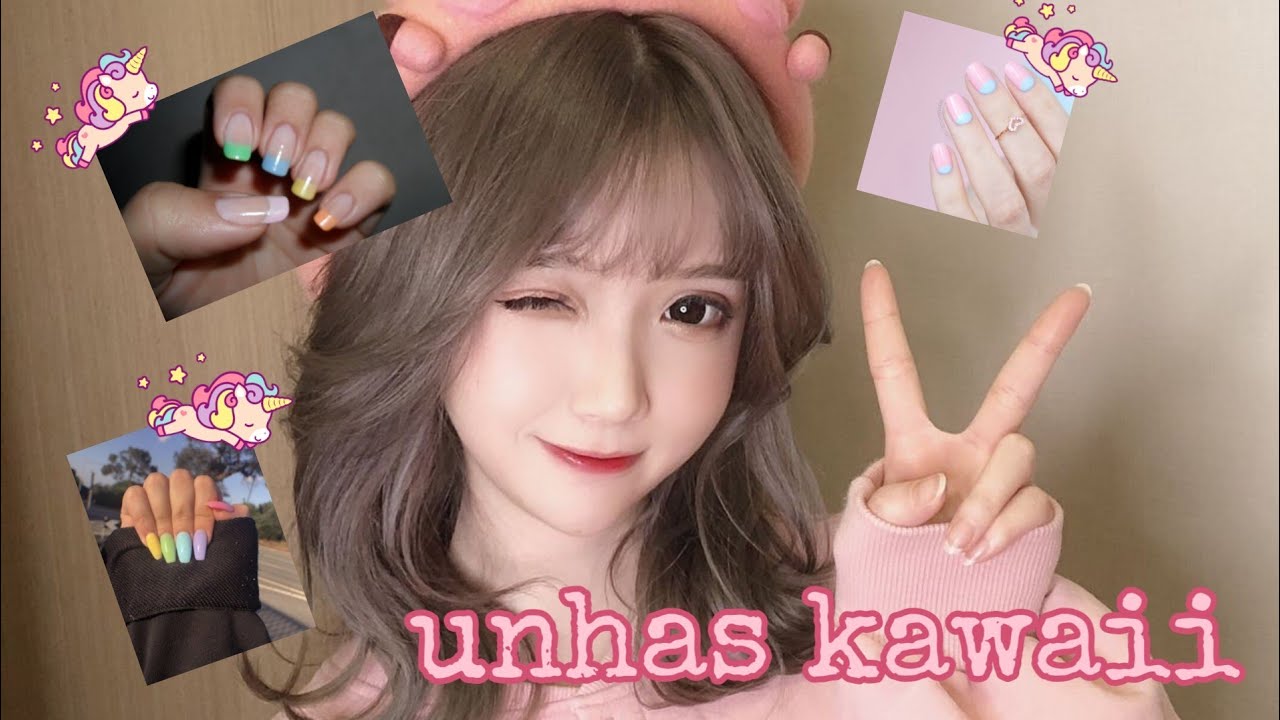 UNHAS KAWAII/ inspirações 🖤/ #comoserkawaii