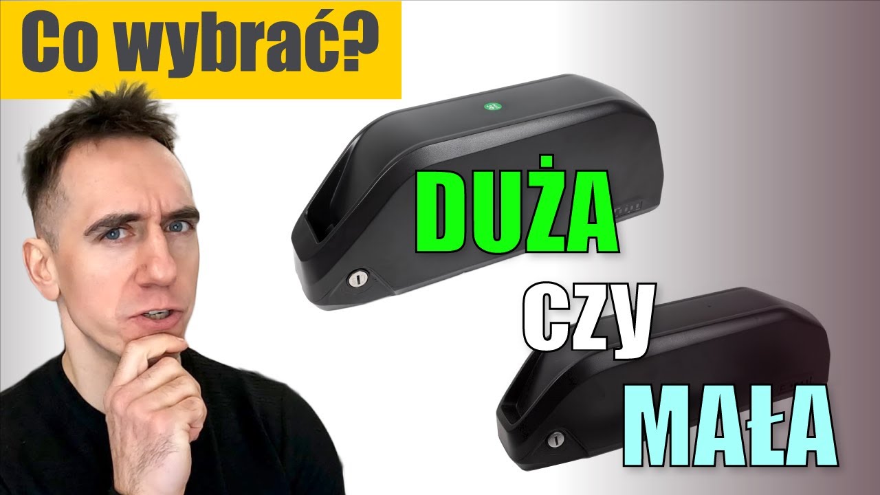 Bateria do roweru elektrycznego ⚡ DUŻA czy MAŁA [poradnik]