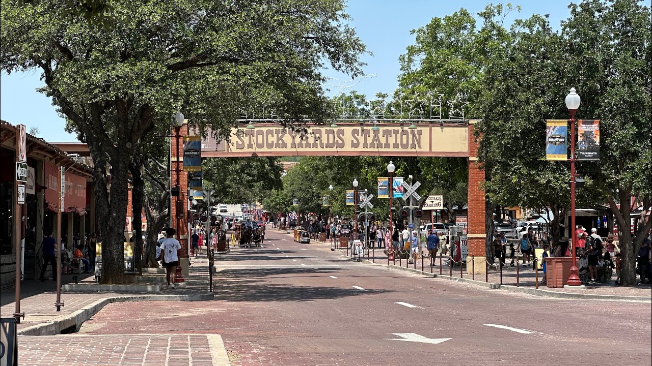 Exploring Fort Worth Stockyards,  May 31, 2025