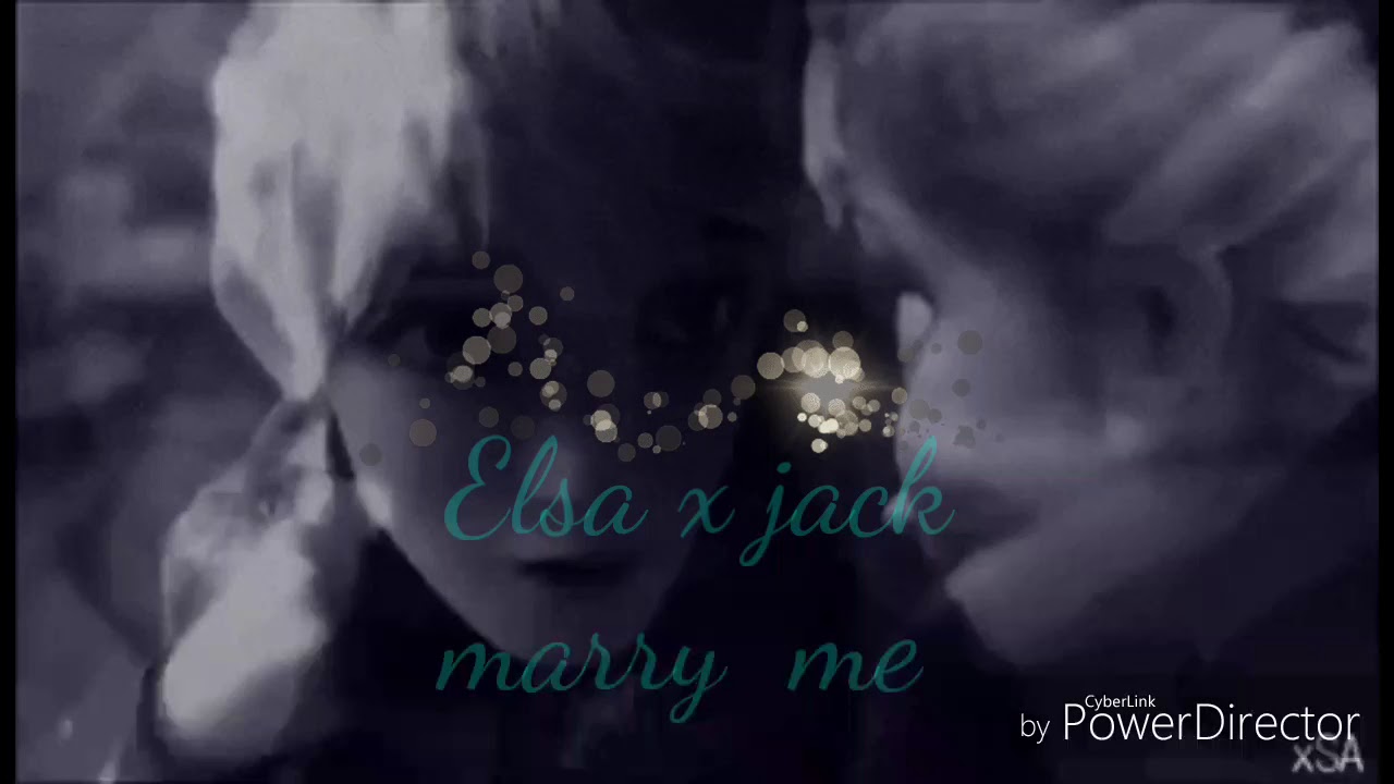 Elsa x jack frost (marry me) Crossover