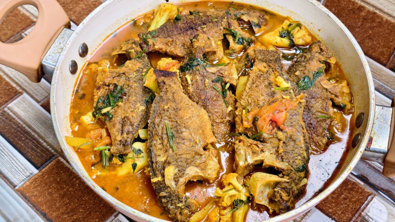 ফুল কপি দিয়ে তেলা পিয়া মাছ রান্না।