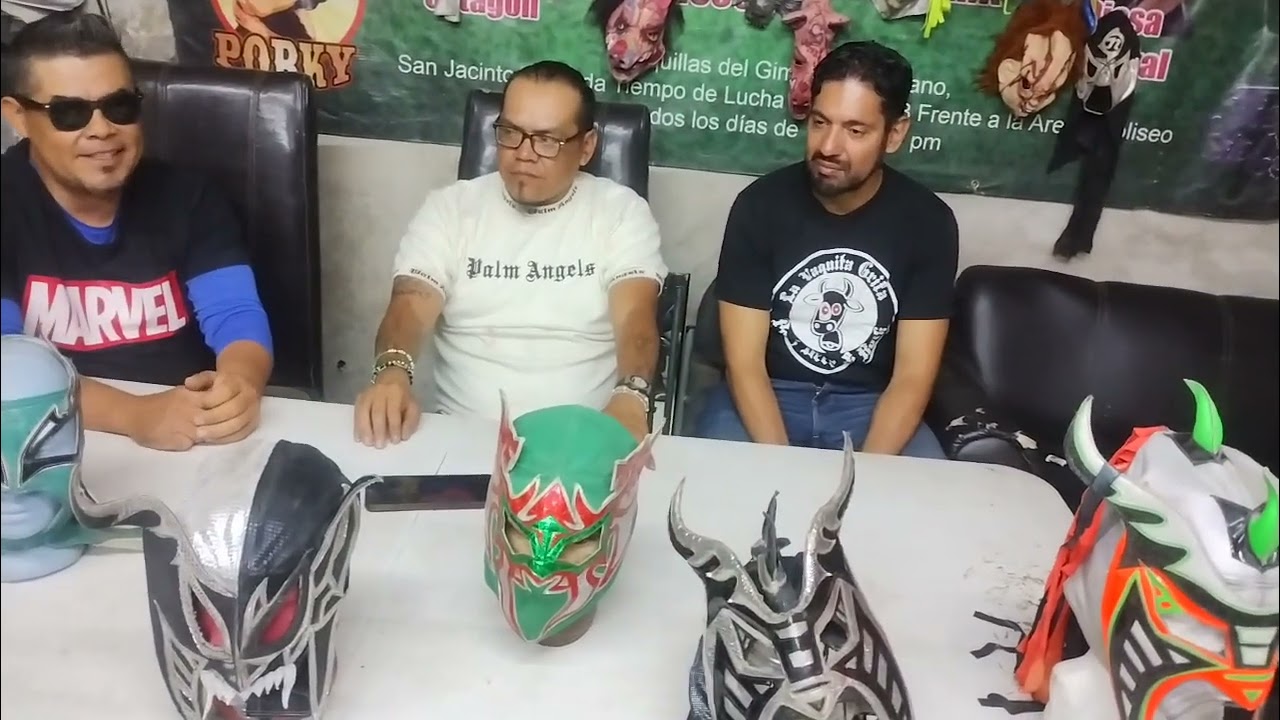 Programa grabado en la coli y tienda lobo mascaras homenaje postumo a Santillan 
