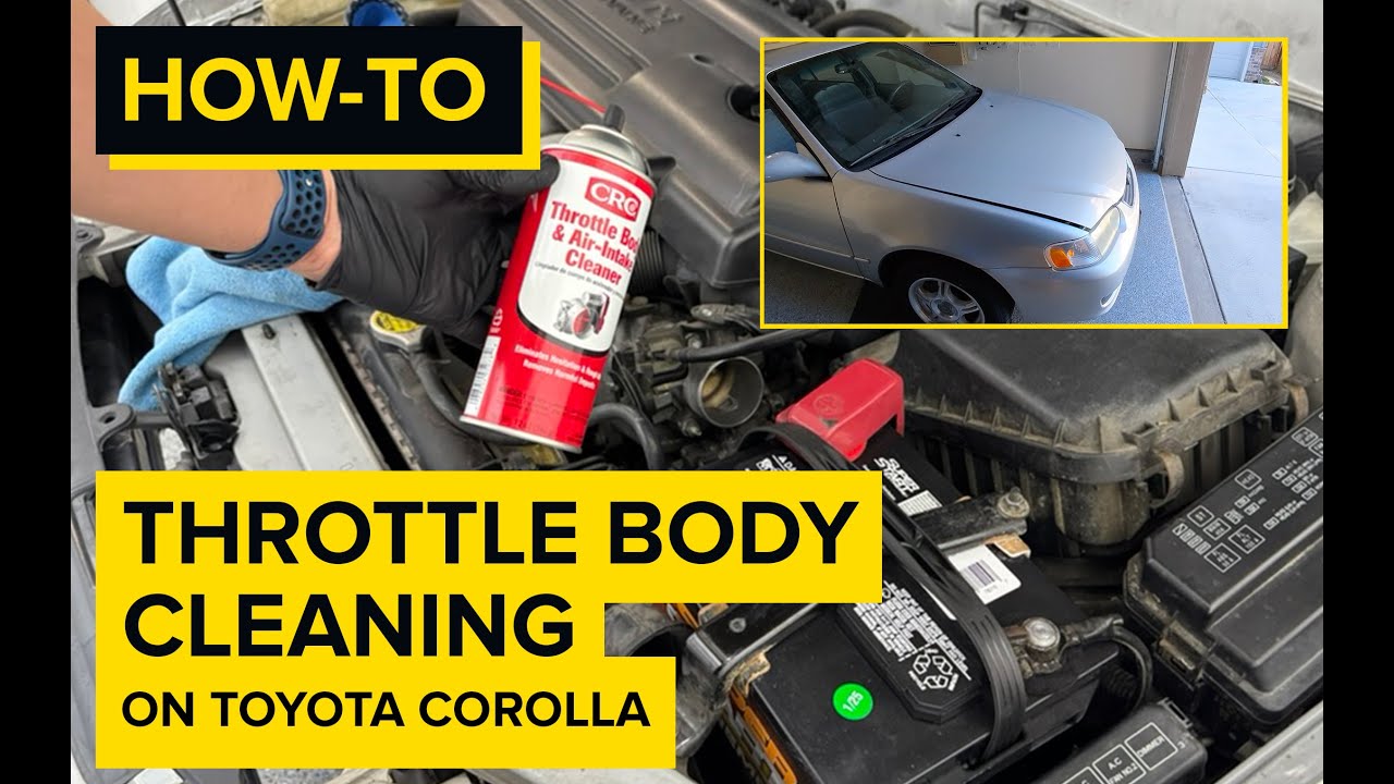 Toyota Corolla Throttle Body cleaning (1998-2002)