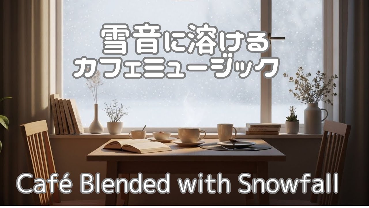 【朝カフェBGM】雪音に溶けるカフェ ❄️☕ | Café Blended with Snowfall ❄️☕