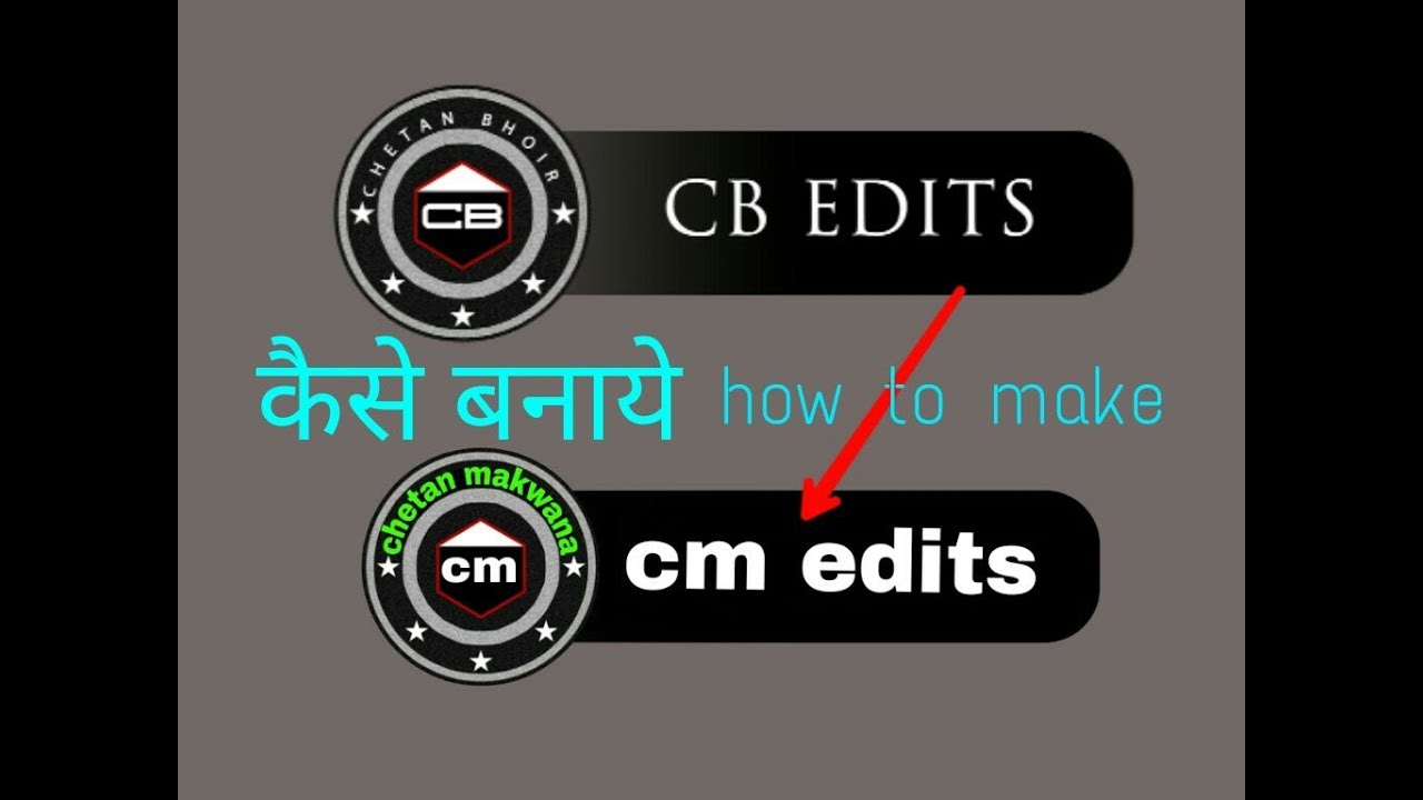 How To Make CB EDIT Logo In Picsart || picsart photo editing || make logo