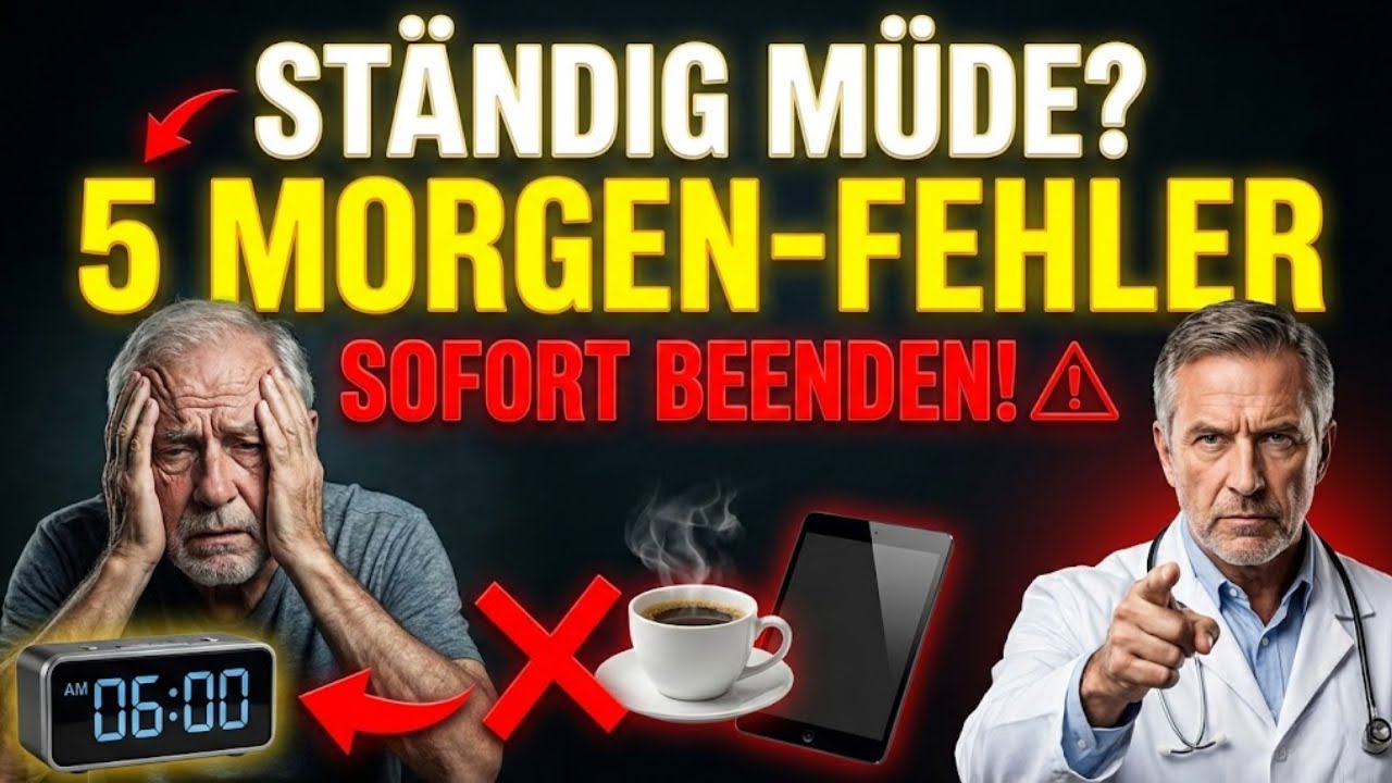 Ständig müde? 5 Morgen-Fehler, die Sie sofort beenden müssen