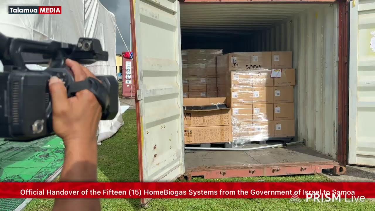 Handover of the 15 HomeBiogas Systems from the Government of Israel to Samoa - 20 February 2026