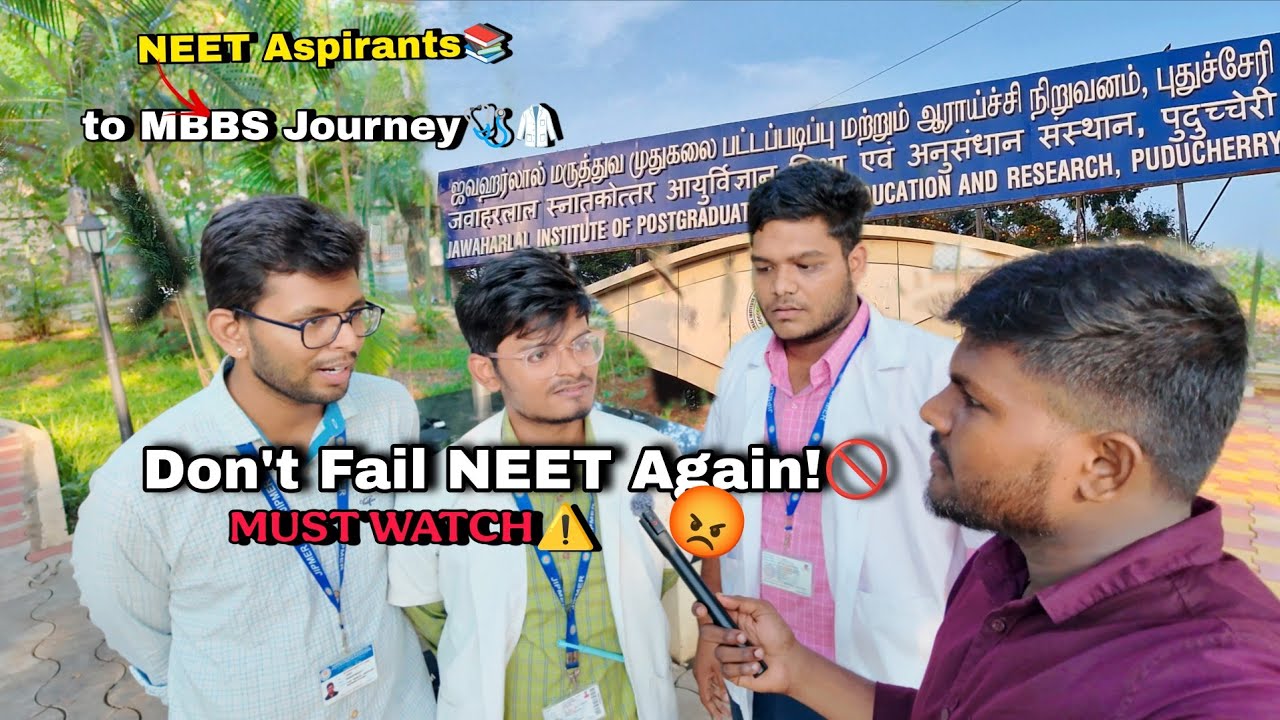 How JIPMER MBBS Students Cracked NEET | Top Medical College Journey & Coaching Revealed