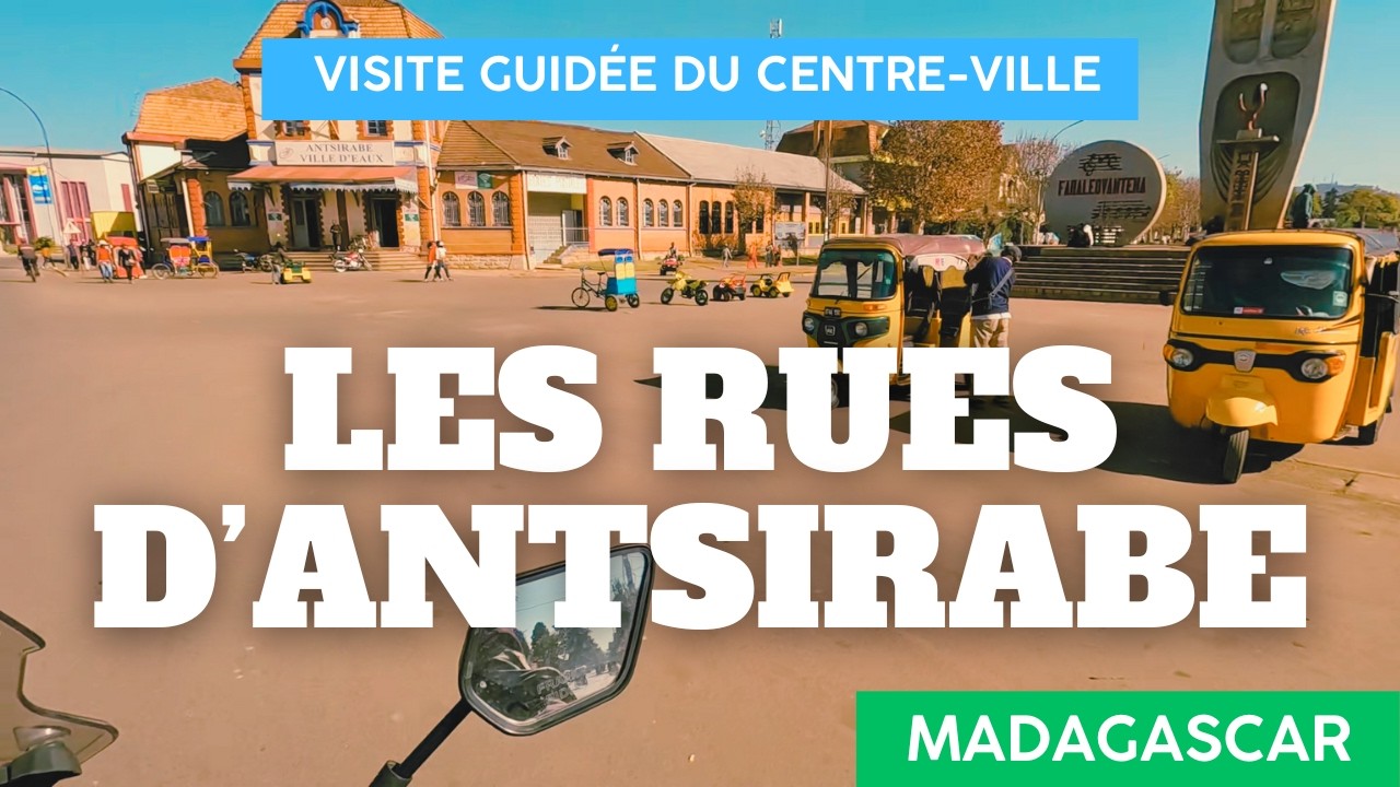 Balades à ANTSIRABE, Madagascar 🇲🇬 Une visite guidée à Moto dans la capitale du Vakinankaratra | E01