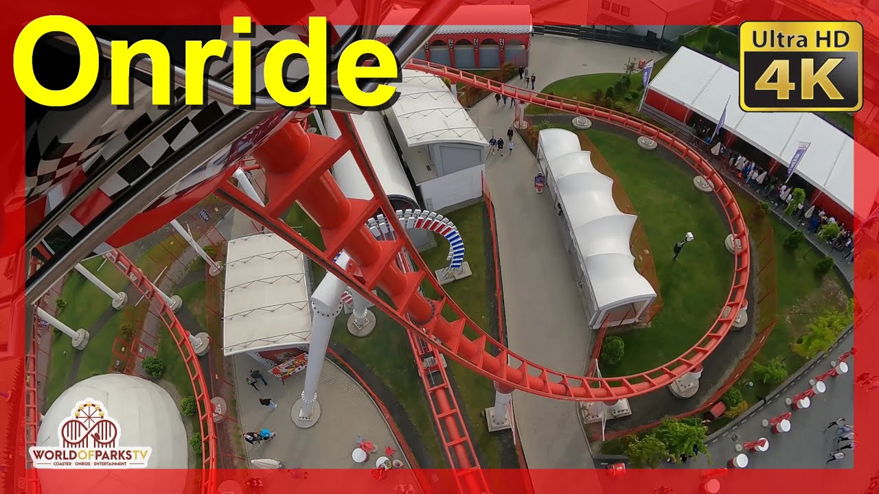 F1 Formula 1 Energylandia 2022 (Onride) Energylandia formuła 1 POV – Vekoma Launch Coaster (1st row)