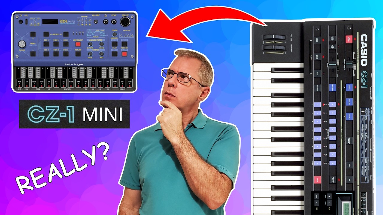 Behringer CZ-1 MINI &mdash; это действительно мини-версия Casio CZ-1? #behringer #behringercz1mini #cas...