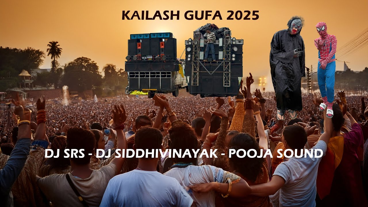KAILASH GUFA 2025 - DJ SRS - DJ SIDHIVINAYAK - POOJA SOUND