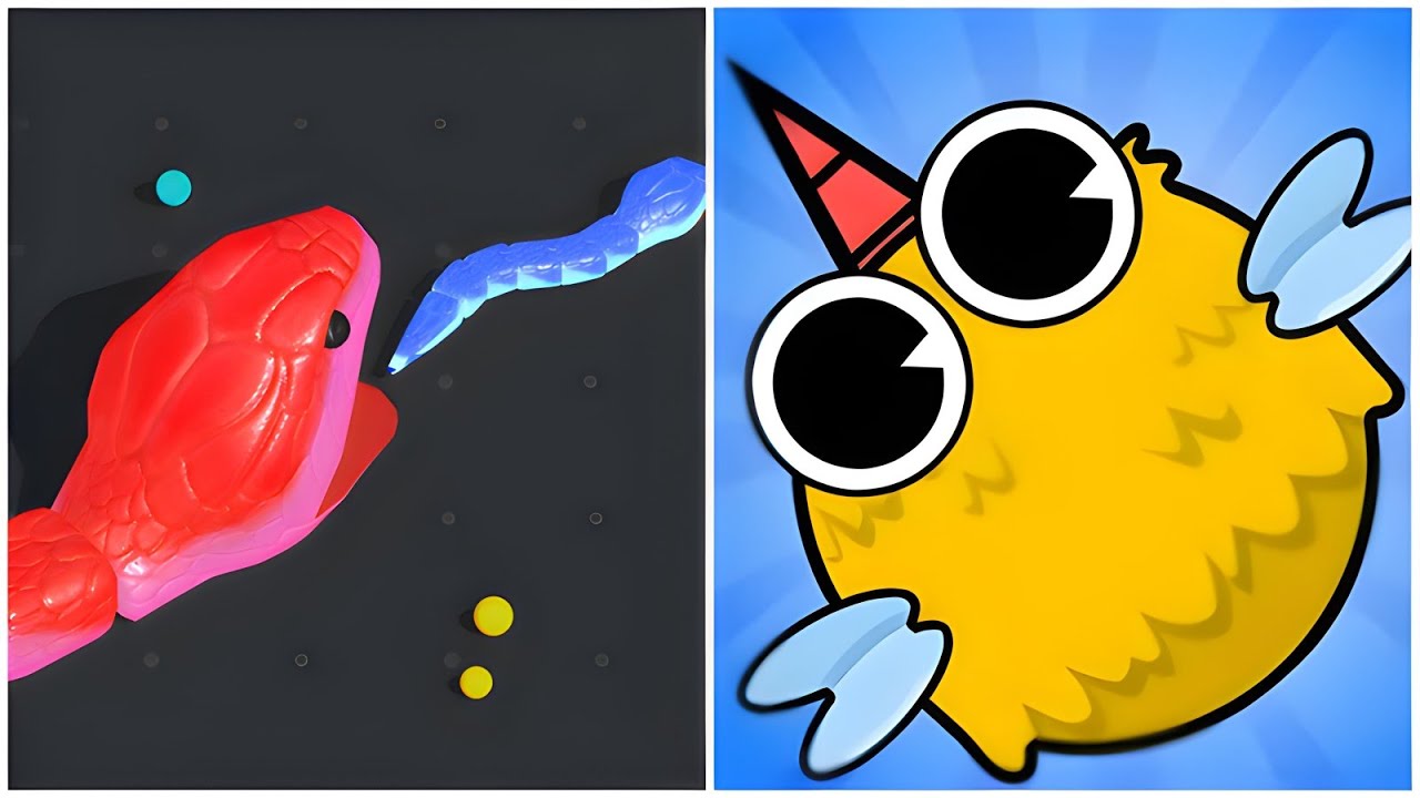 Mosquito.io vs Snake Clash.io - (All Max Level, ASMR Game)