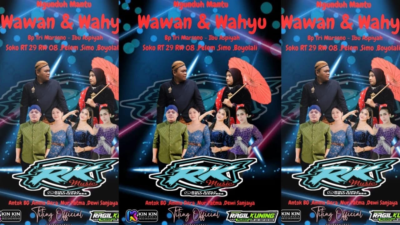 🔴📡LIVE RK MUSIC || WEDDING WAWAN & WAHYU || RAGIL KUNING AUDIO ||  KINKIN PRODUCTION ||