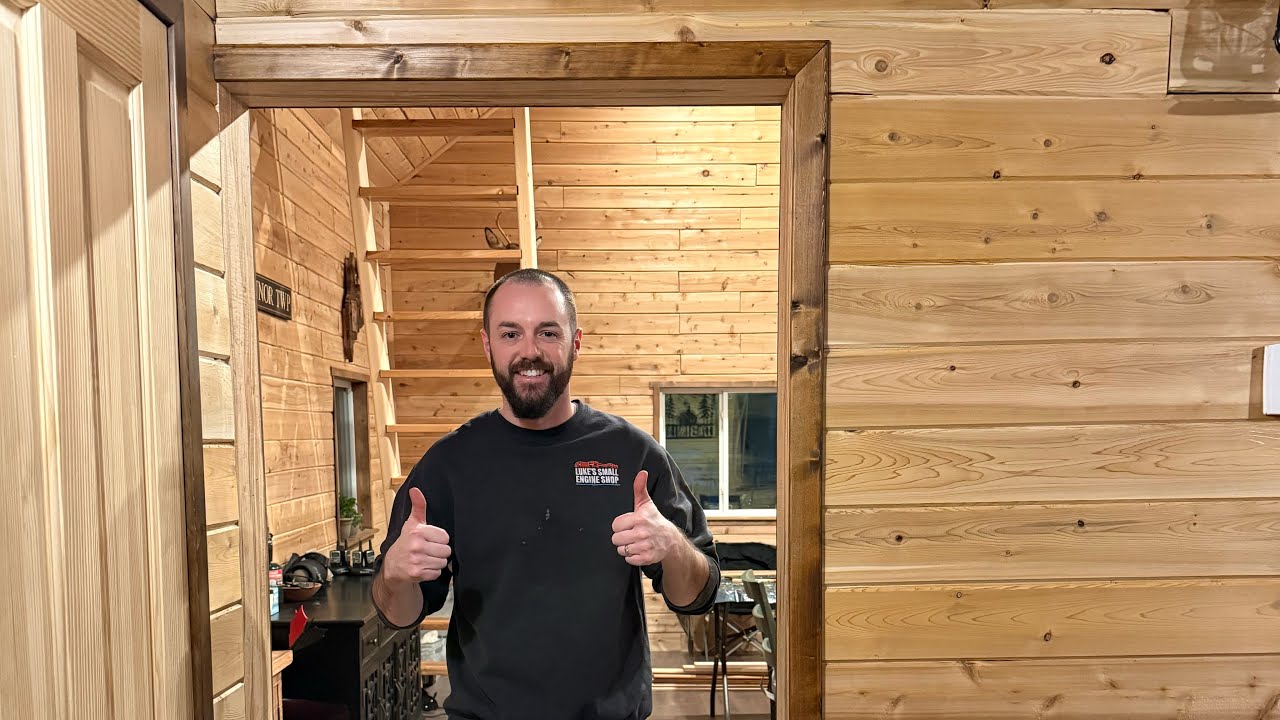 Completed my door transition at my off grid cabin with my Milwaukee Battery tools! @MilwaukeeTool