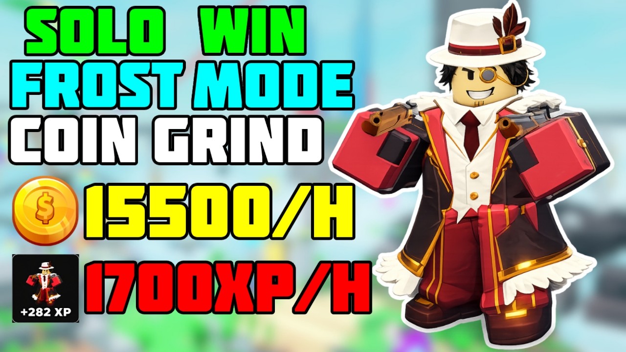 Соло фарм монет в Frost Mode с Crook Boss + Полный гайд | TDS Tower Defense Simulator