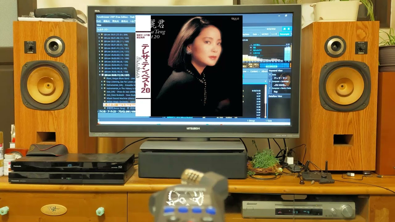 テレサ・テン - つぐない （FOSTEX 自作エンクロージャーの音です）2SP (26.02.17録音)
