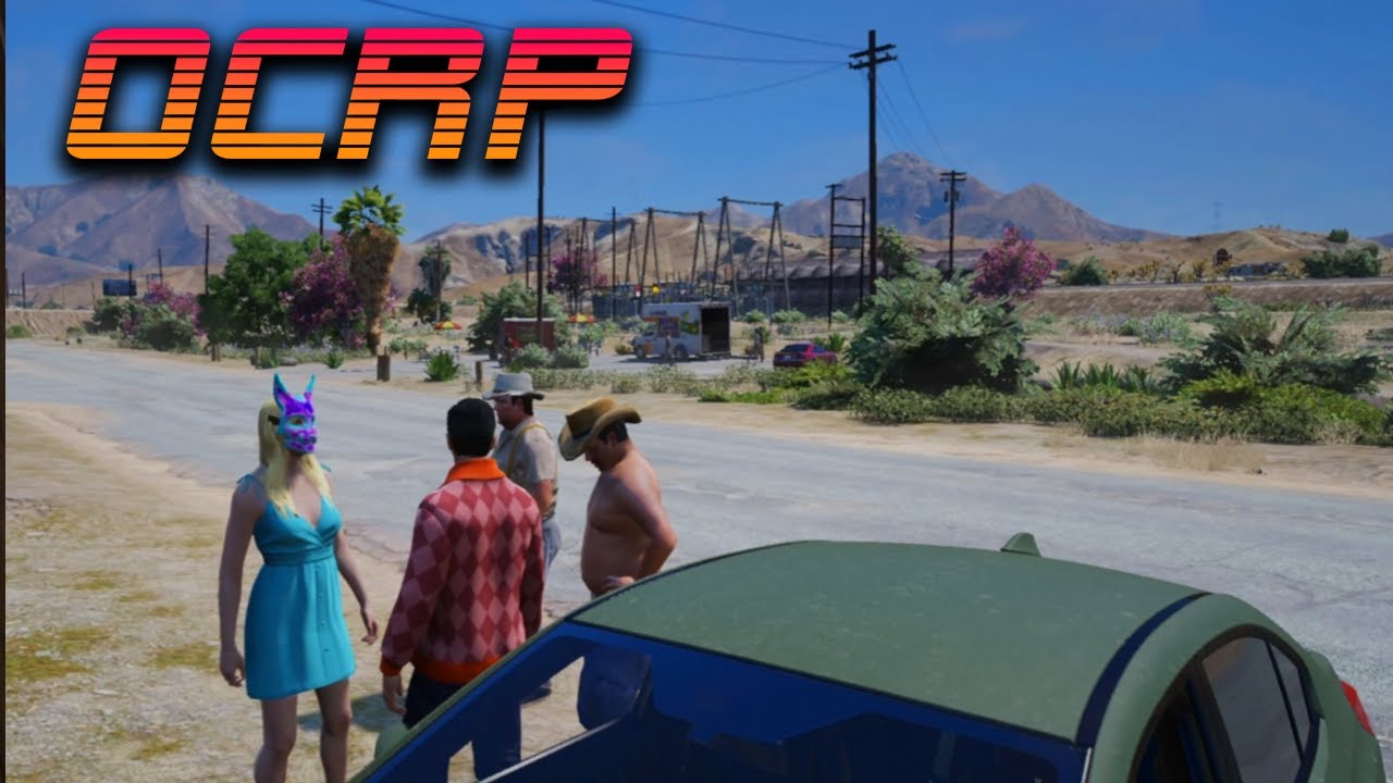 Jeff Plays Tag With A Stranger in OCRP