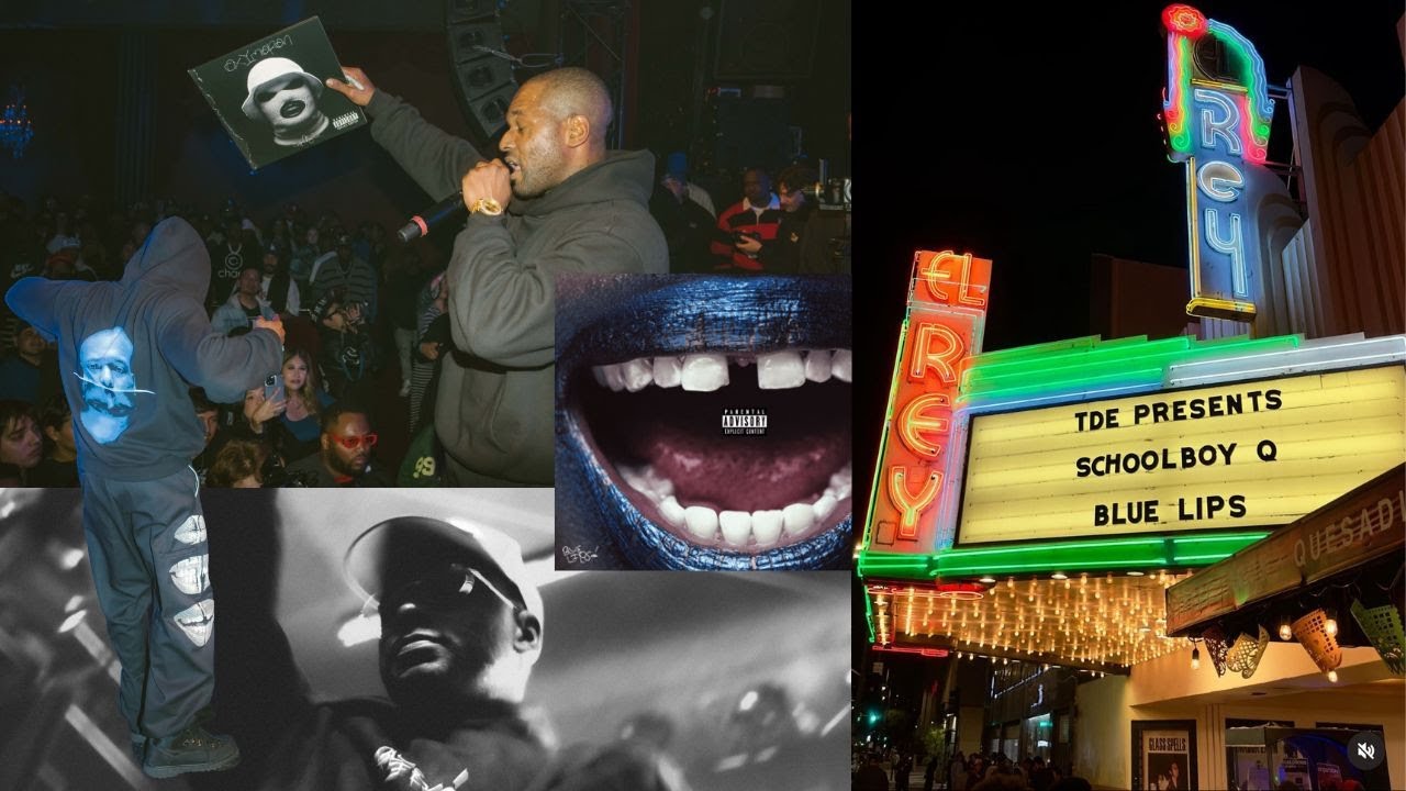 ScHoolboy Q Blue Lips Listening Party At The El Rey Theatre